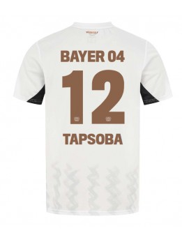 Bayer Leverkusen Edmond Tapsoba #12 Replika Borta Kläder 2024-25 Kortärmad